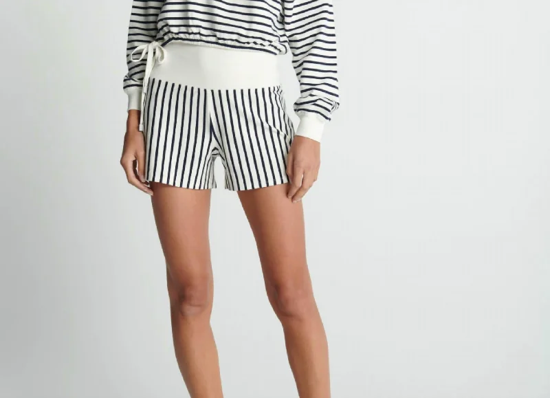 Low Price Special Dex Short In Black/white Stripe