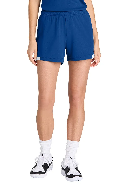 Women's Holiday Attire Sport-Tek Womens Club Moisture Wicking Shorts - True Royal Blue/White - NEW