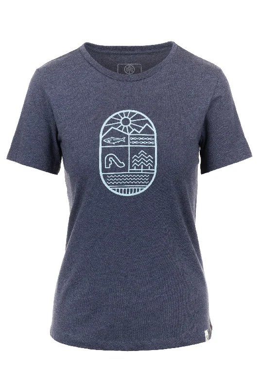 Stylish Women's Attire W Crest Tee