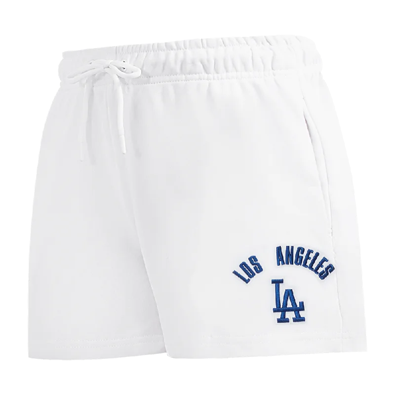 Women's Resort Garments MLB LOS ANGELES DODGERS CLASSIC WOMEN'S FLEECE SHORT (WHITE)