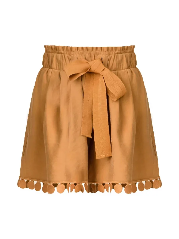 Women's Comfortable Apparel Women's Giorgio Short In Camel