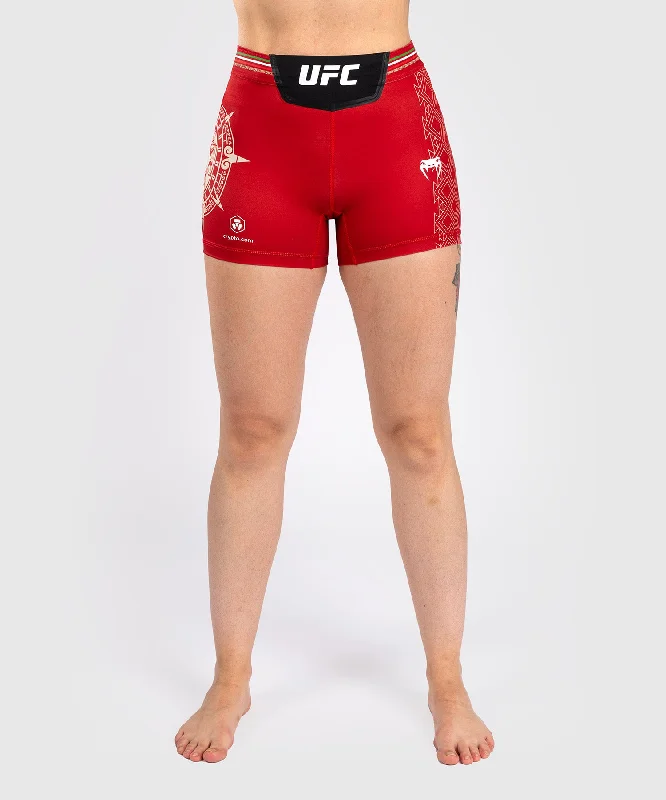 Women's Comfy Loungewear Outfit Noche UFC by Venum Authentic Fight Night Women’s Vale Tudo Short - Short Fit - Red