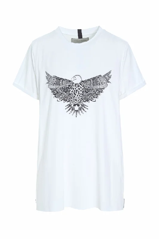 Affordable Luxury Women's Apparel T-SHIRT EAGLE - 96089 - WHITE