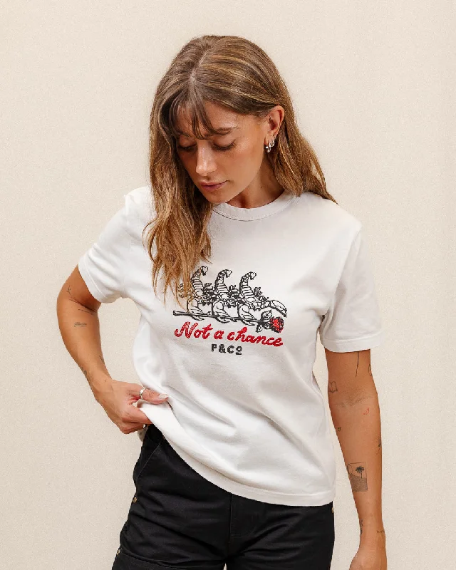 Women's Clothing For Everyday Wear Not A Chance T-Shirt - Off White