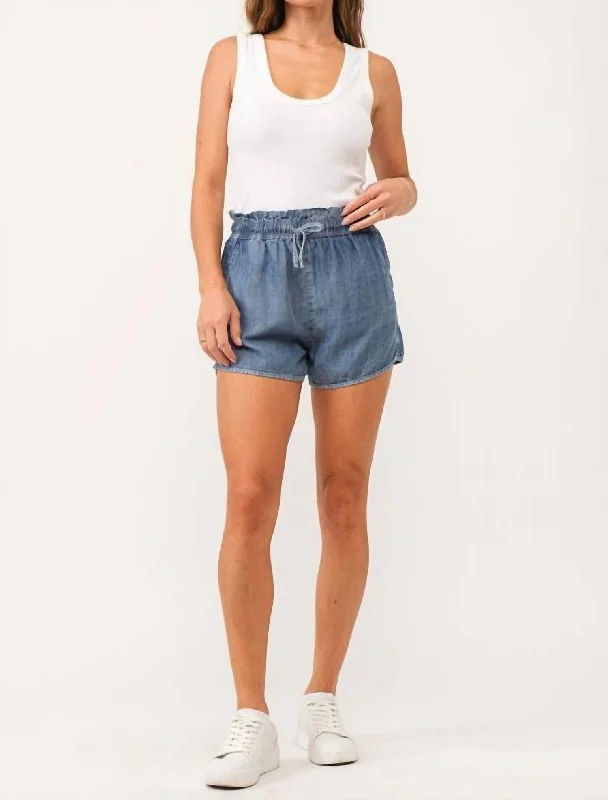 Sustainable Women's Clothes Krissy Denim Shorts In Blue