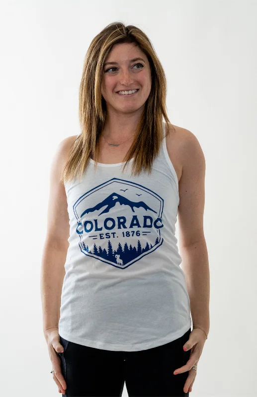 Smart Casual Deals Colorado EST. 1876 Racerback Tank