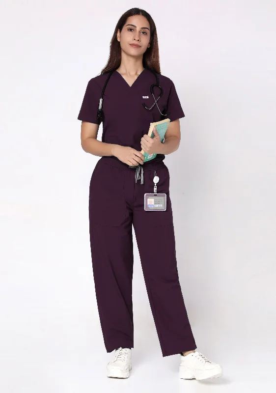 Budget Saver Ecoflex Lite Women's (Wine) Scrubs