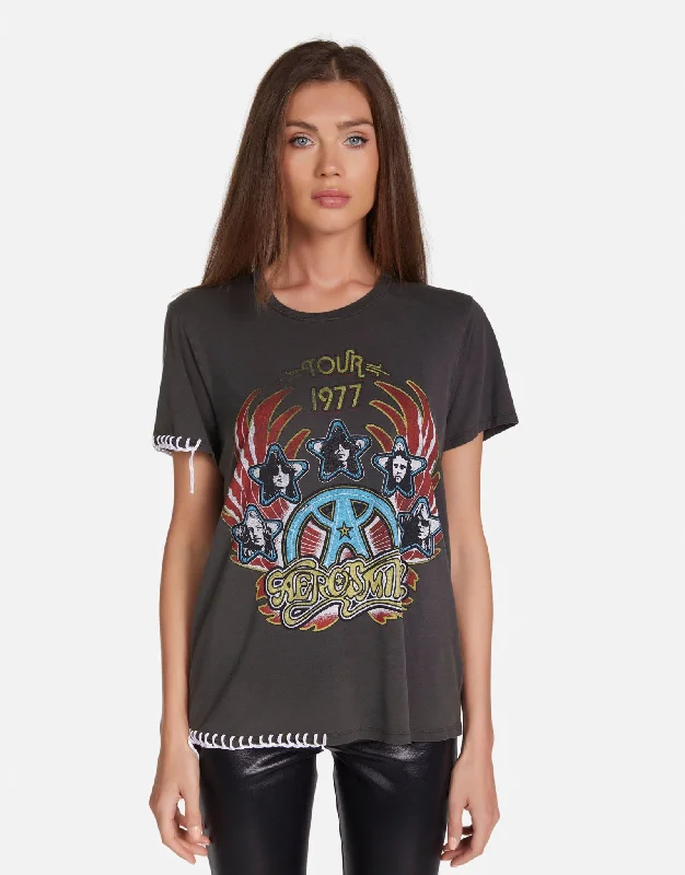 Women's Holiday Attire Wolf Aerosmith Tour