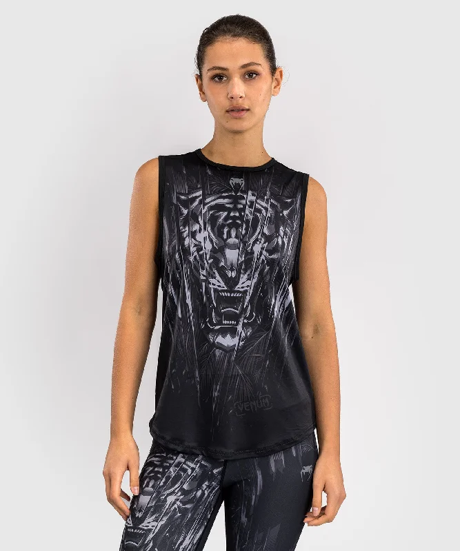 Hot Deals Venum Tiger Women's Tank Top - Black/Silver