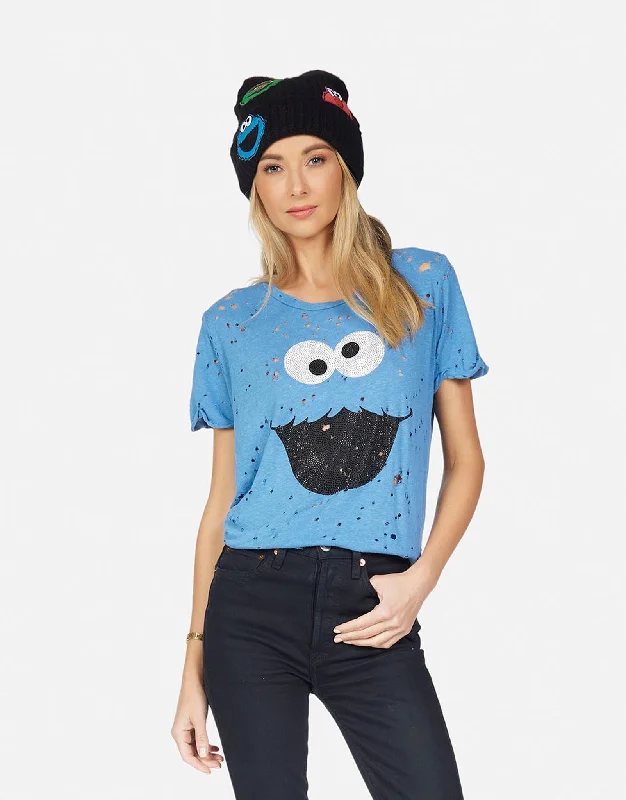 Women's Cozy Outfit For Lounging Bess Crystal Cookie Monster