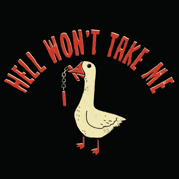 Vintage-Inspired Women's Clothes 'Hell Won't Take Me' Shirt