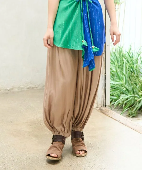 Casual Chic Women's Clothes Bohemian Staple Drape Pants