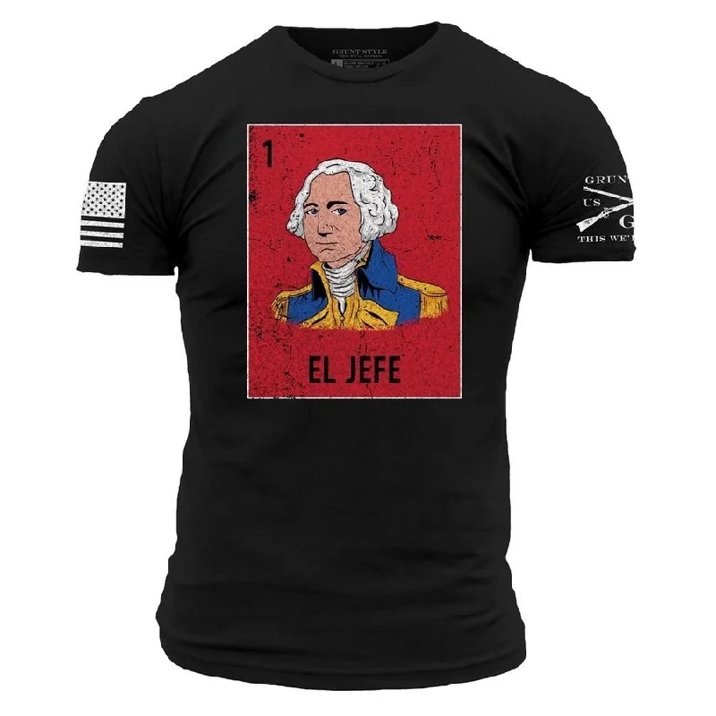 Vintage-Modern Style Offers El Jefe T-Shirt - Black