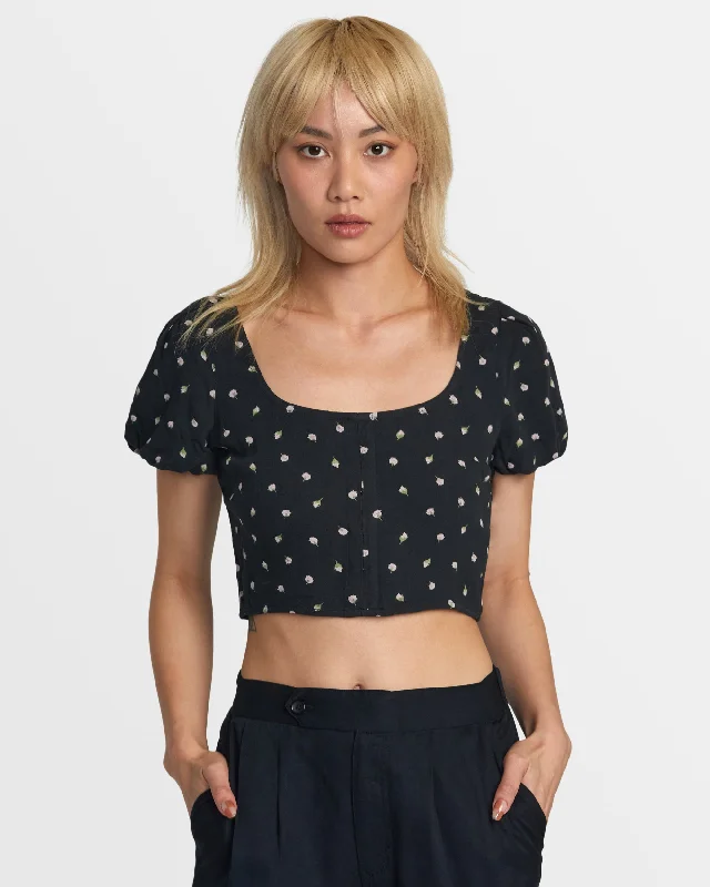 Dive Into Trendy Styles Nova Crop Top - Peach Whip