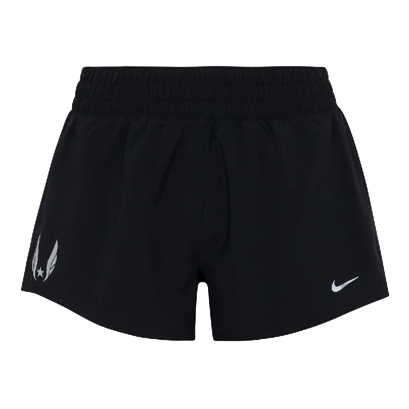 Women's Plus-Size Garments Nike USATF Women's Dri-FIT Mid-Rise 3" Brief-Lined Shorts