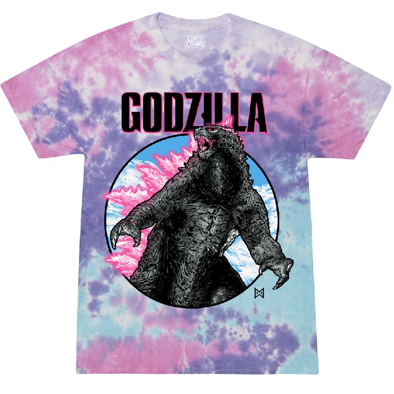 Women's Relaxed Outfit GXK: GODZILLA - TIE-DYE T-SHIRT (OVERCHARGE TIE-DYE)