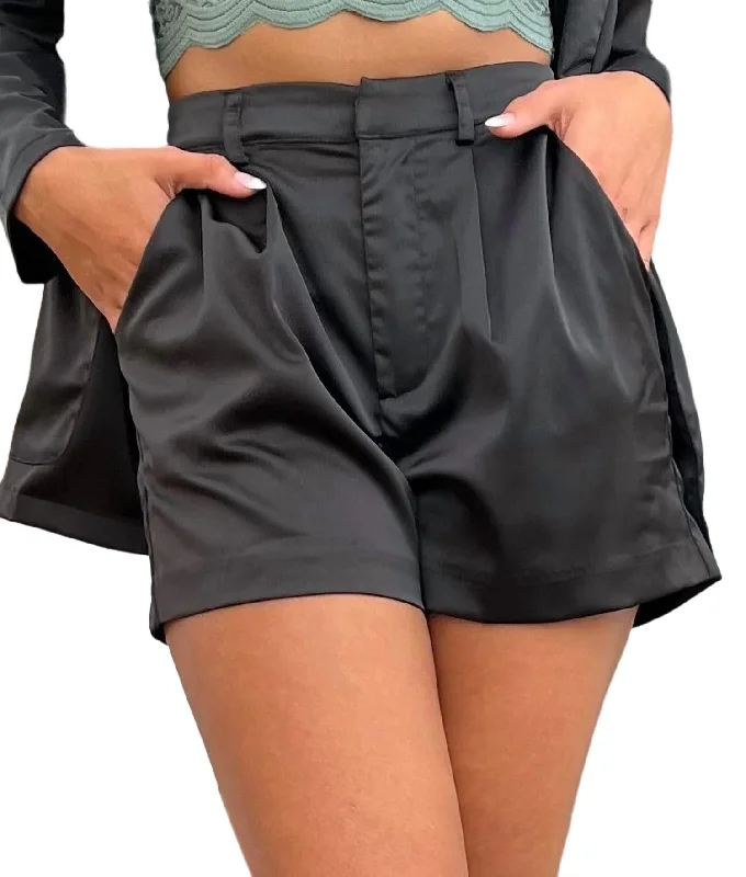 Chic And Edgy All Of The Lights Shorts In Black