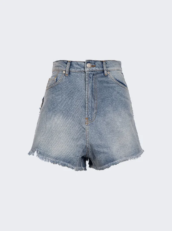 Women's Apparel And Garments Denim Heart Shorts