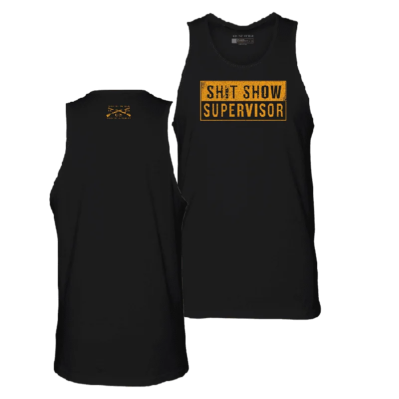 Spring Offer Sh*t Show Supervisor Tank - Black