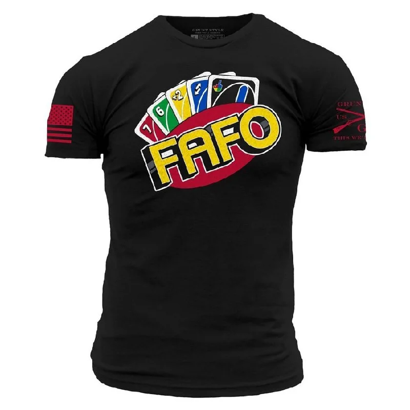 Bold Fashion Sales FAFO Wild Card T-Shirt - Black