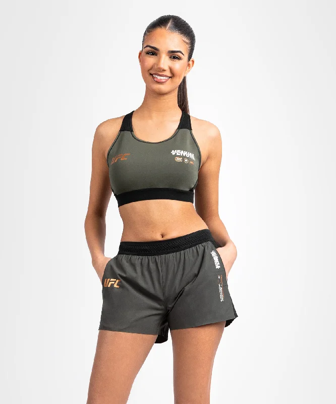 Stylish Women's Outfit UFC Adrenaline by Venum Fight Week Women’s Performance Short - Khaki