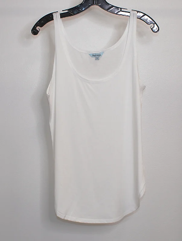 Comfortable Chic That One Basic Tank in White