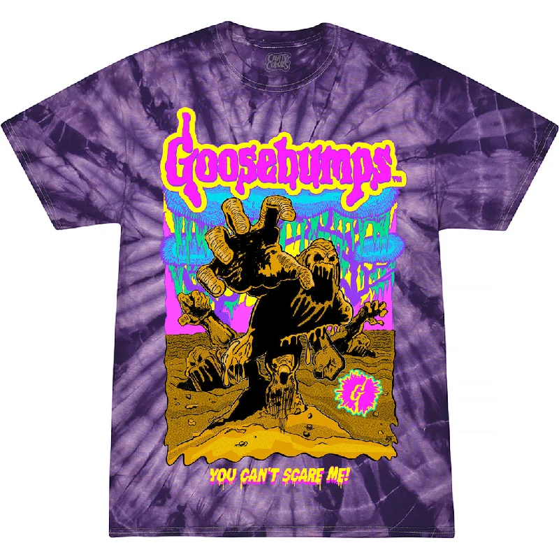 Step Ahead, Lead The Trend GOOSEBUMPS: YOU CAN'T SCARE ME! - TIE-DYE T-SHIRT