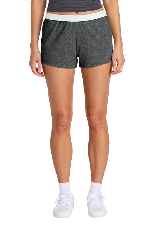 Women's Everyday Apparel Sport-Tek Womens Jersey Knit Squad Shorts - Heather Dark Grey - NEW