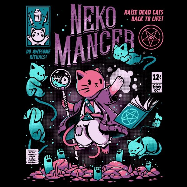 Tailored Clothing For Women 'Nekomancer' Shirt