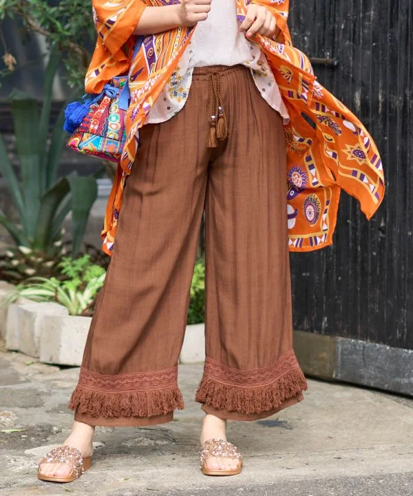 High-Fashion Women's Clothing Freedom Fringe Pants