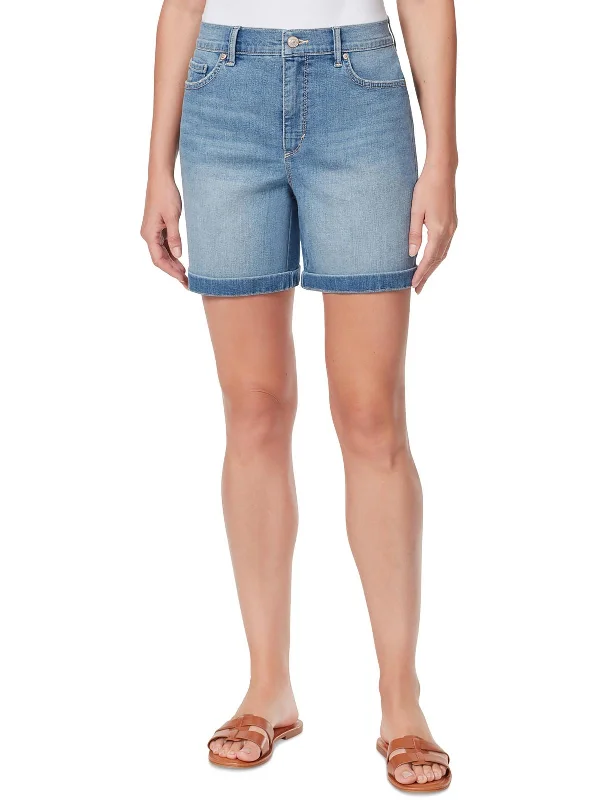 Women's Casual Attire Womens High Rise Mini Denim Shorts