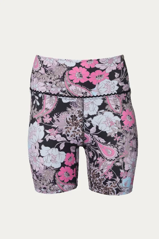 Women's Activewear Apparel Bike Short In Fandango Paisley