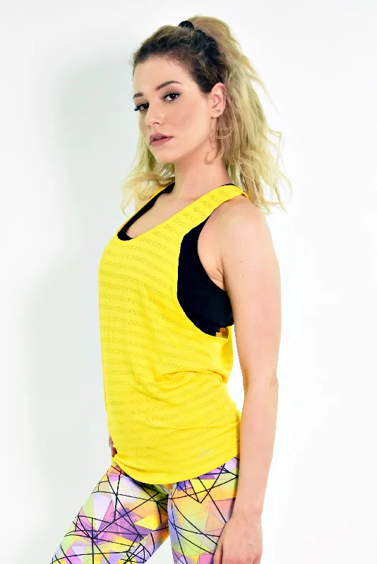 Fashionable Women's Clothes Tremelina Tank - Yellow