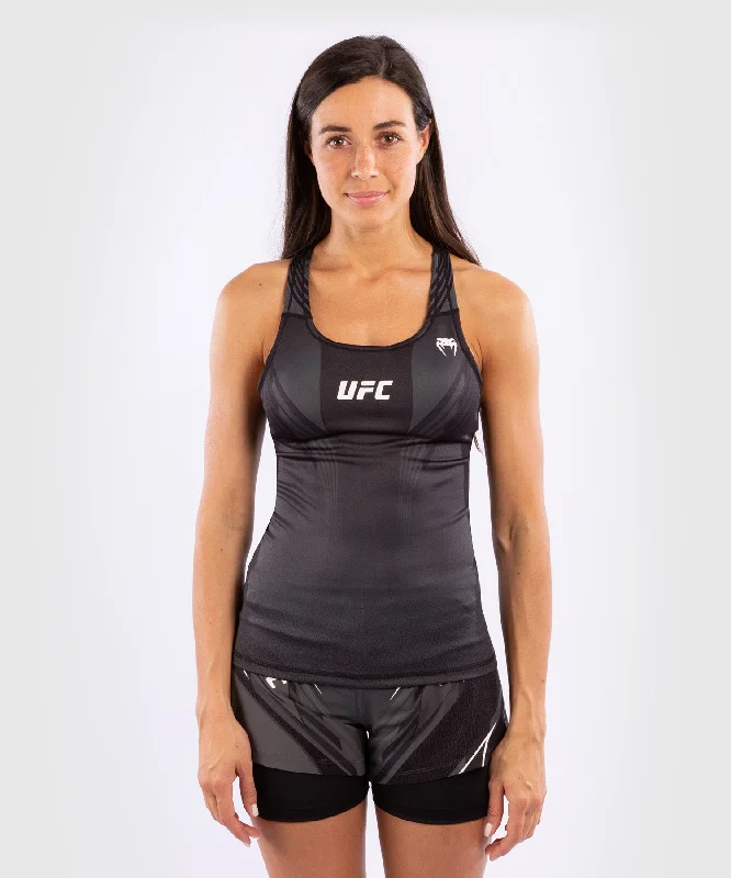 Women's Stylish Professional Apparel UFC Venum Authentic Fight Night Women's fitted Tank with shelf Bra - Black