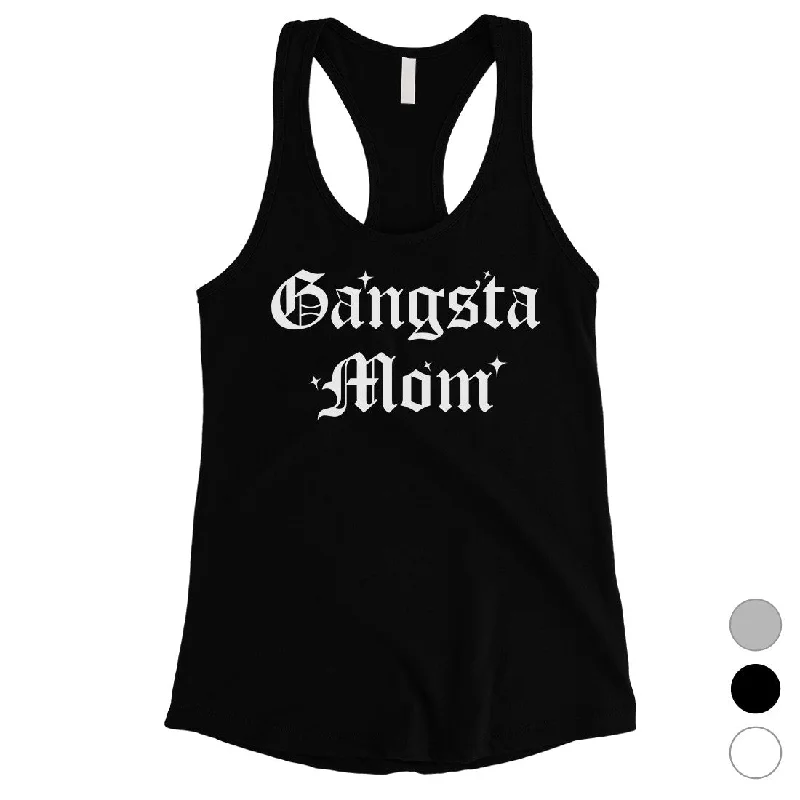 Best Deals Of The Season Gangsta Mom Tank Top Womens Mother's Day Tank Top Best Mom Gifts