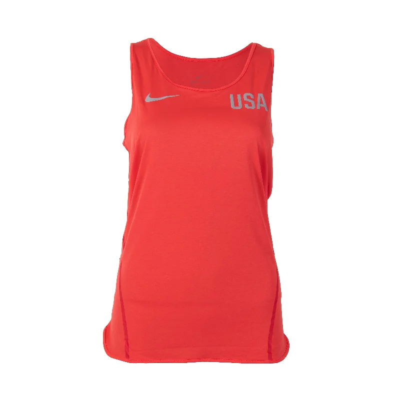 Women's Clothing With Trendy Designs Nike USA Women's Official Rio Team Run Free Frame Tank