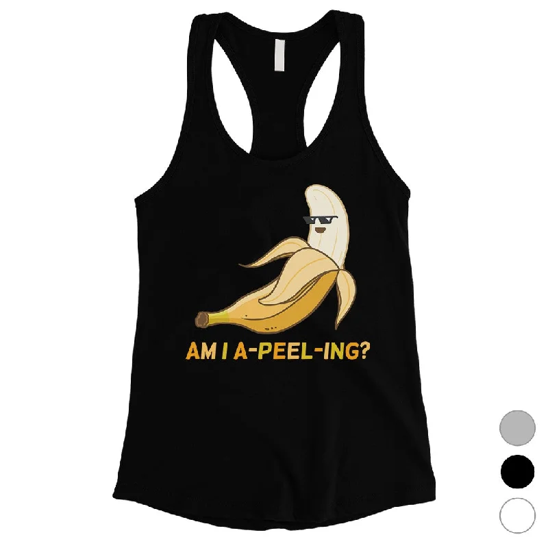 Women's Attire Apeeling Banana Womens Cute Valentine's Day Workout Tank Top Gift