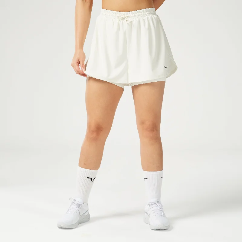 Women's Weekend Outfit Essential 2-in-1 Shorts - Pearl White