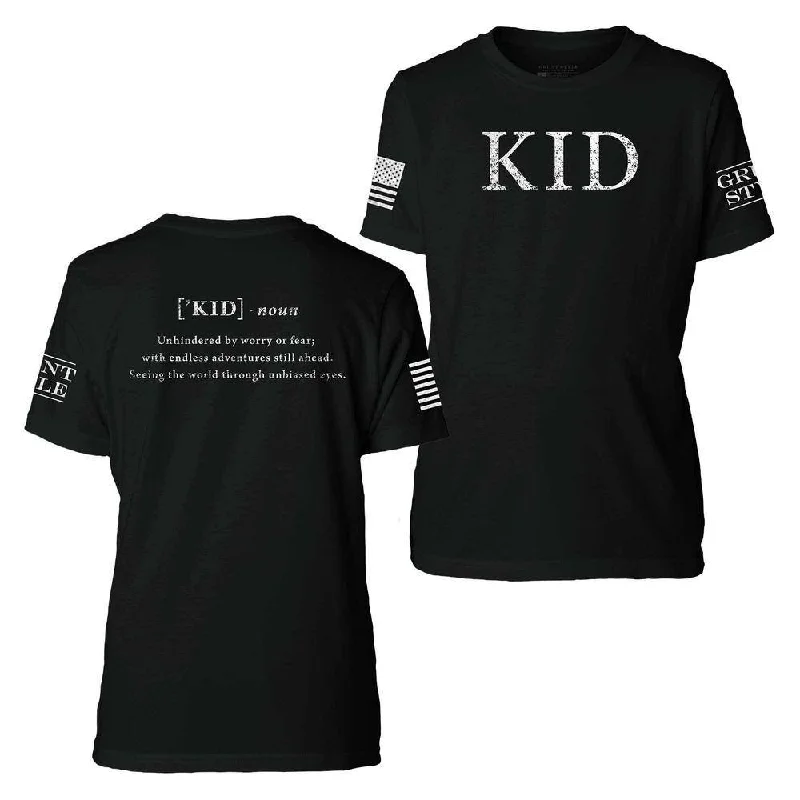 Relaxed Style Deals Youth Kid Defined T-Shirt - Black