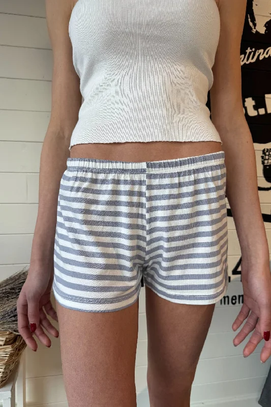 Women's Cozy Outfit For Lounging Emery Striped Sweatshorts