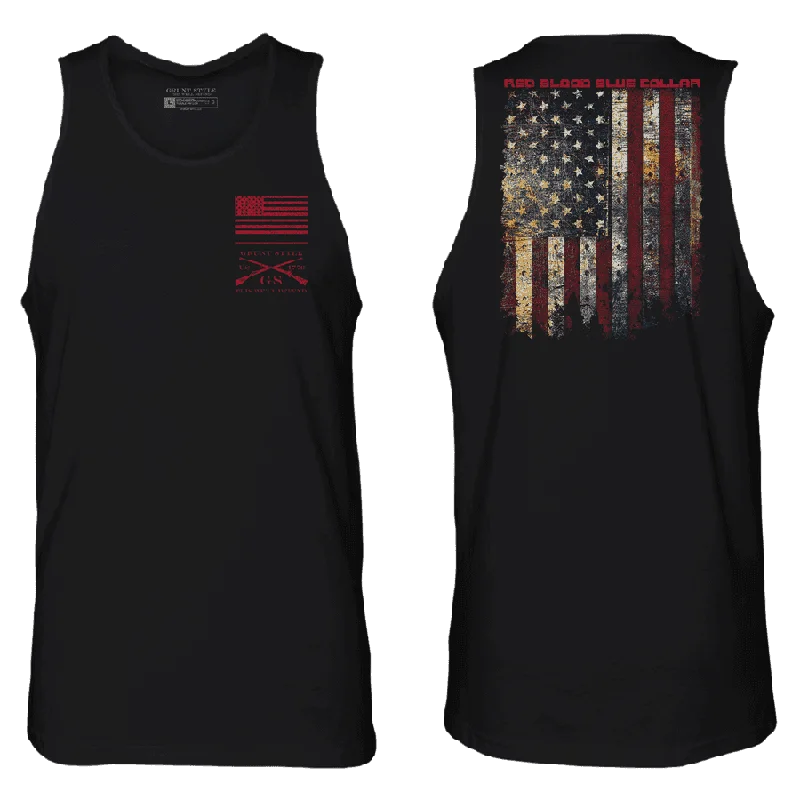 Limited Edition Red Blood Blue Collar® Tank - Black