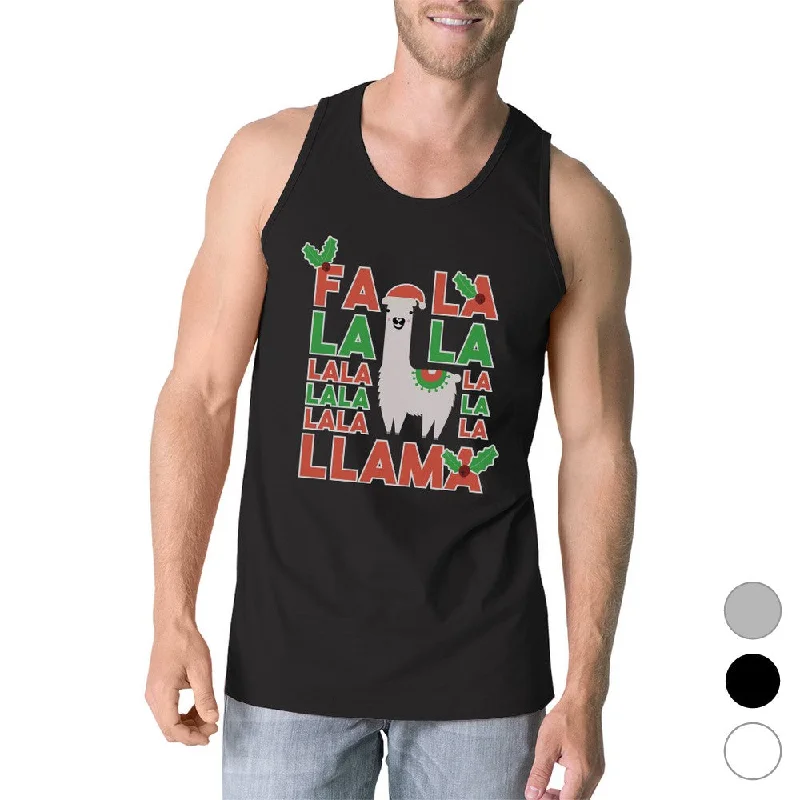 Women's Stylish Professional Apparel Falala Llama Mens Tank Top