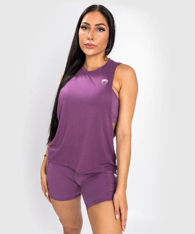 Hot Brand Discounts Venum Essential Women's Drop Sleeve Tank Top - Dusky Orchid/Brushed Silver