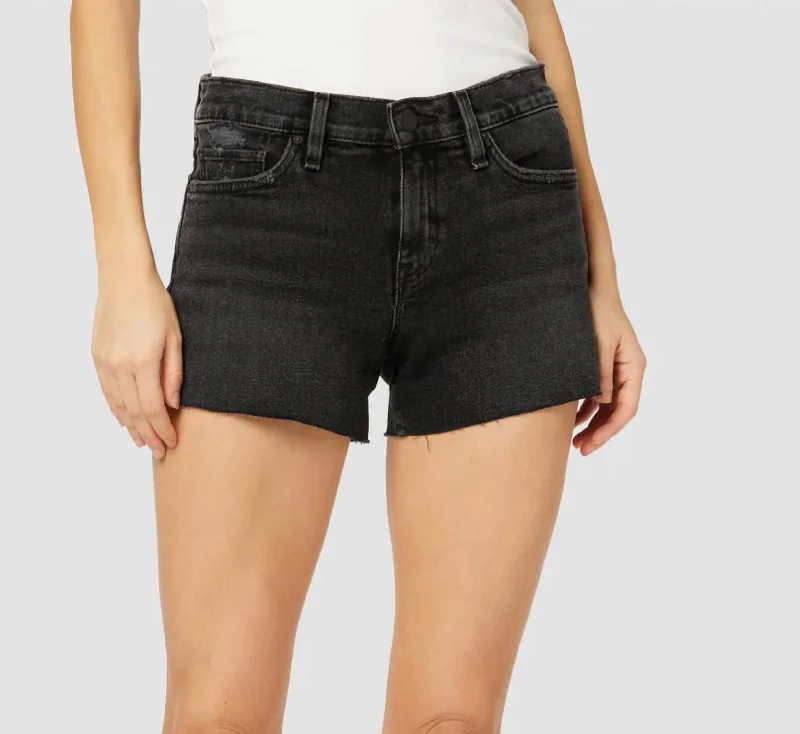 Vintage-Modern Style Offers Gemma Shorts In Jet Black