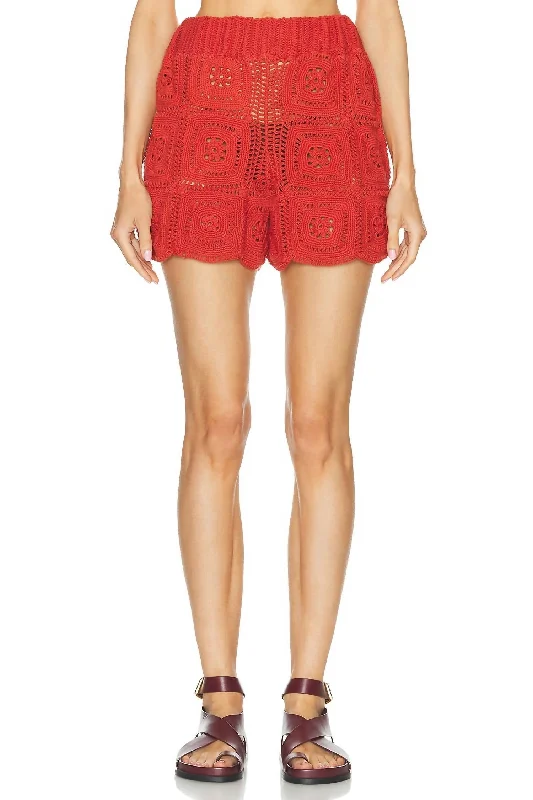 Women's Professional Attire Auri Shorts In Red