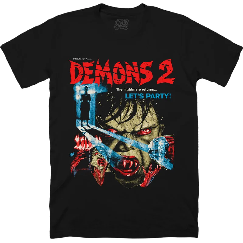 Women's Holiday Outfit DEMONS 2: '80S HORROR PROMO - T-SHIRT