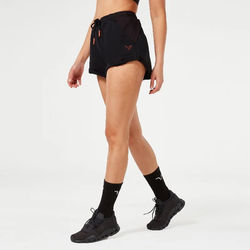 Women's Clothes And Garments Retrograde Cozy Shorts - Black