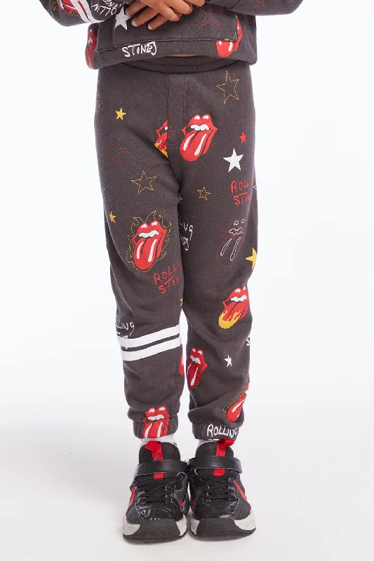 Fast Fashion Favorites Rolling Stones Tongue Logo Stars Boys Lounge Pant