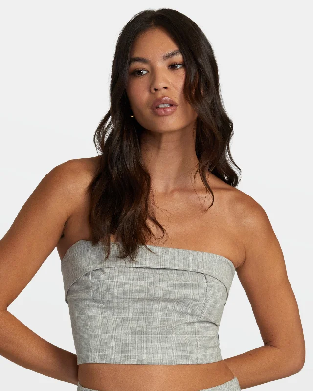 Daily Deals Claire Tube Top - Dark Khaki