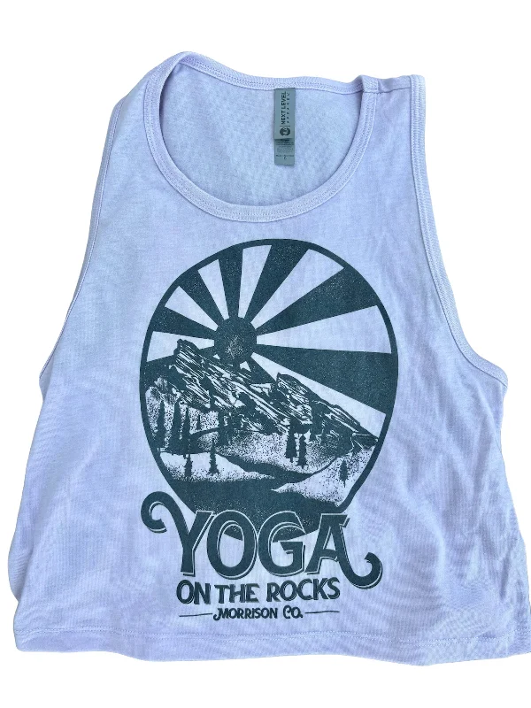 Casual Clothes For Women Heathered Sketch Yoga on the Rocks Tank Top